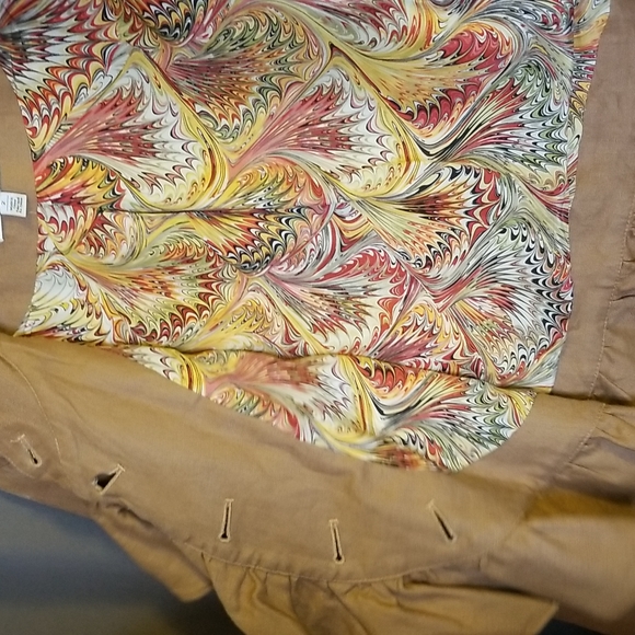 Anthropologie Mise En Scene By Ruffian WellWisher Asymmetrical Ruffle Blazer sz2 - Picture 6 of 15